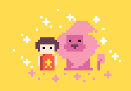 Steven and Lion