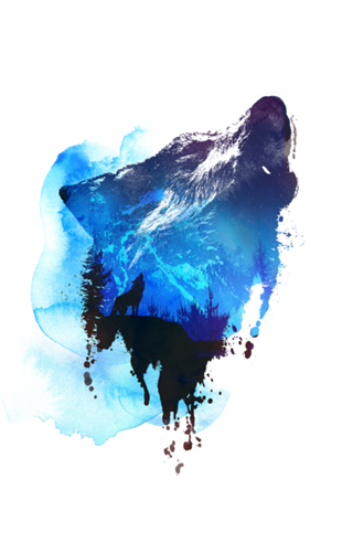 Alone as a wolf
