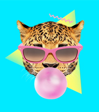 Bubble gum leo
