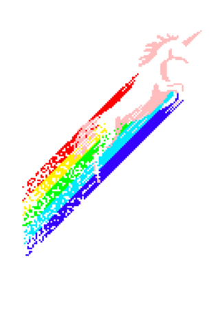Pixel unicorn