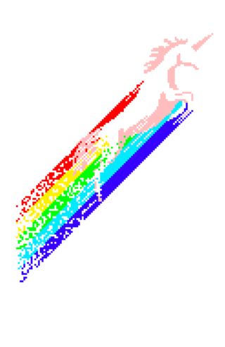 Pixel unicorn