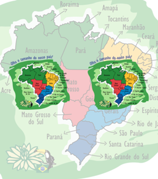 Tamanho do nosso país!