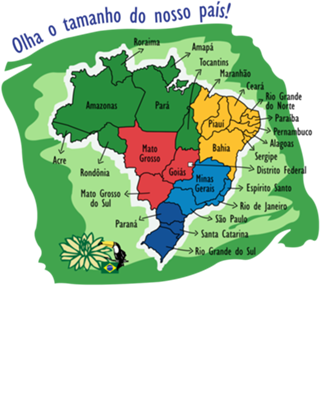 Tamanho do nosso país!