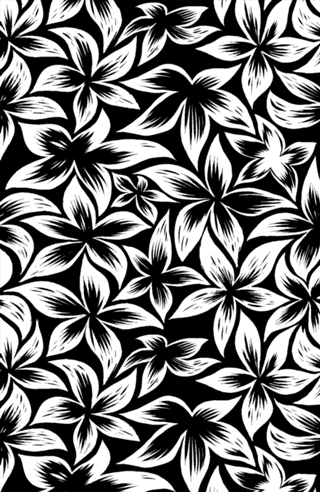 Black & White Floral Pattern