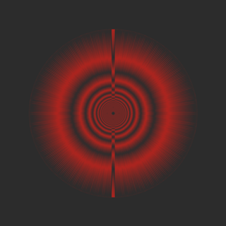 Red lines like sauron's eye