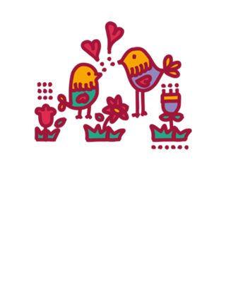 Passarinhos Mamãe e Bebê