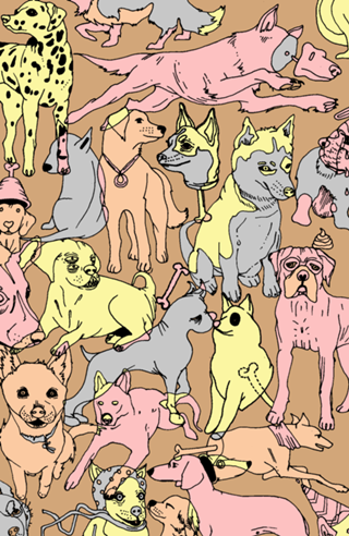 Colorful Dogs