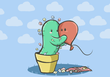 Cacto e Balão