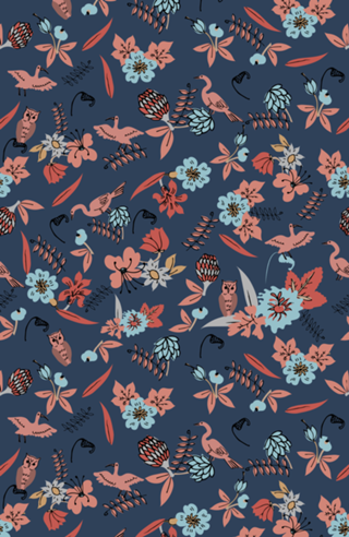 Birds and Flowers