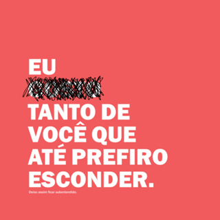 Até prefiro esconder
