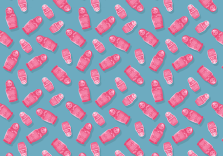 Matryoshka Azul