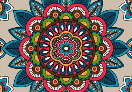 Mandala azul