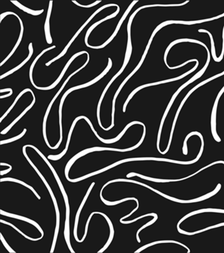 Ondas Brancas Fundo Preto
