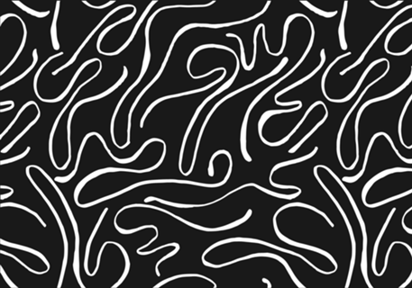 Ondas Brancas Fundo Preto