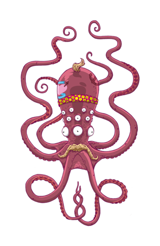 Hipster Octopus