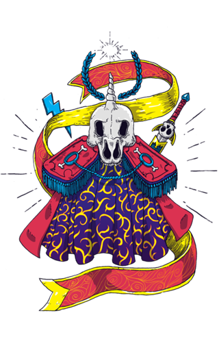 Dead Caped Unicorn Warrior