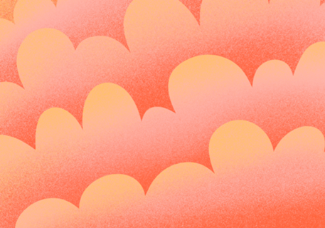 Cloudy sky pink