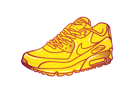 Golden Air Max 90
