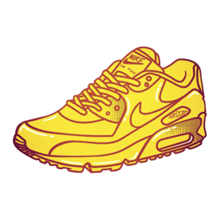 Golden Air Max 90