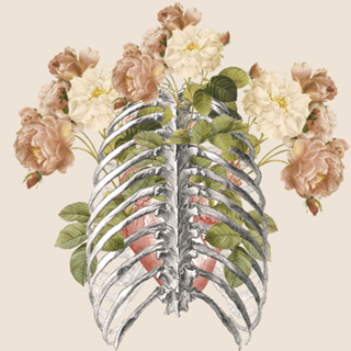She's got flowers in her heart
