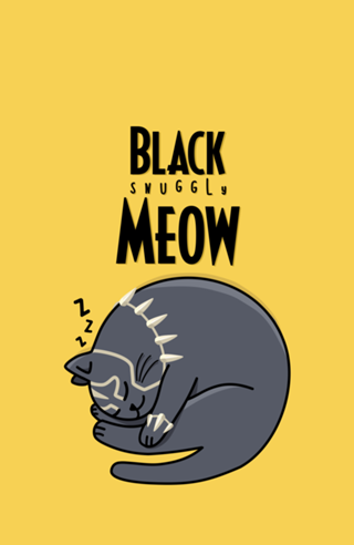 Black ~Snuggly~ Meow
