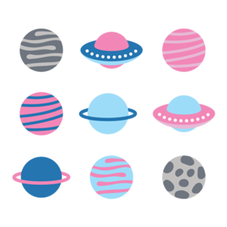 Universe & Planets Pattern