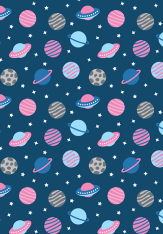 Universe & Planets Pattern