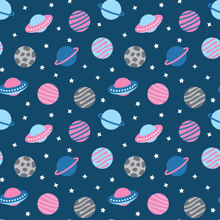 Universe & Planets Pattern