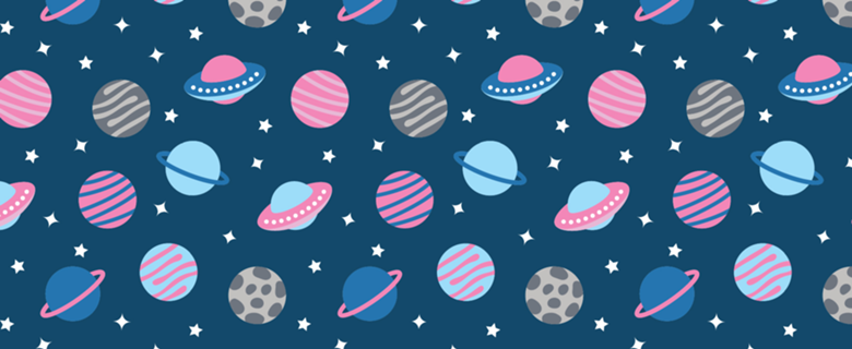 Universe & Planets Pattern