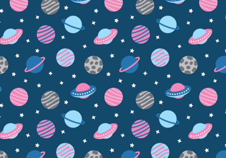 Universe & Planets Pattern