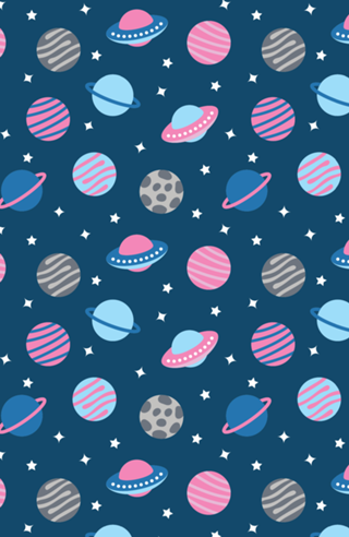 Universe & Planets Pattern