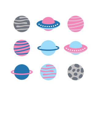 Universe & Planets Pattern