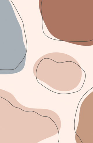 Soft Shape - Terracota e Azul