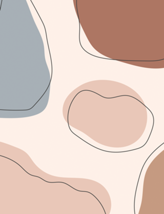 Soft Shape - Terracota e Azul