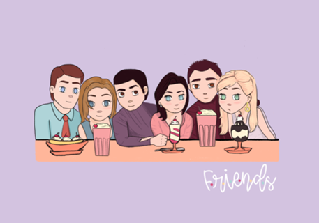 Friends & ice cream