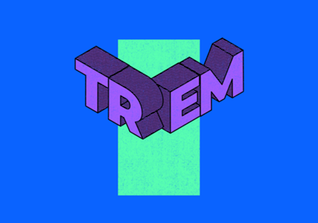 Trem isometric - roxo
