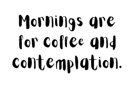 Stranger Things - Mornings are for coffee and...