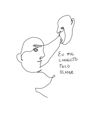 Eu me conecto pelo olhar