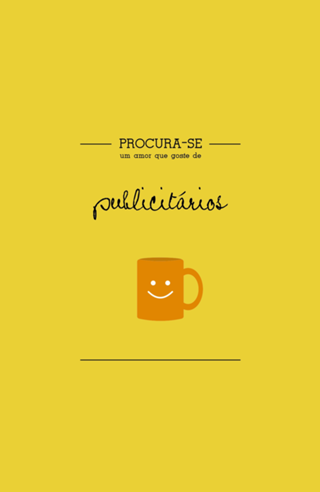 Procura-se um amor que goste de Publicitários