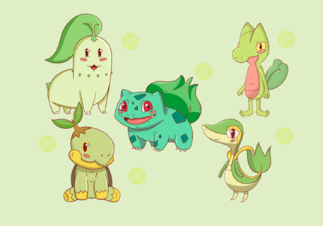 Pokémon - Gangue da grama
