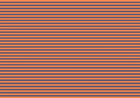 Autumn Orange and Navy Blue Vintage Thin Stripes