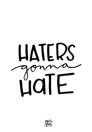HATERS GONNA HATE