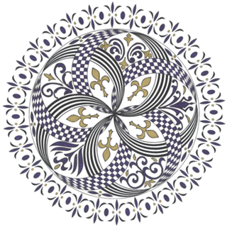 Mandala Flor de Lis