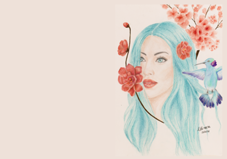 Blue Lady of the Forest