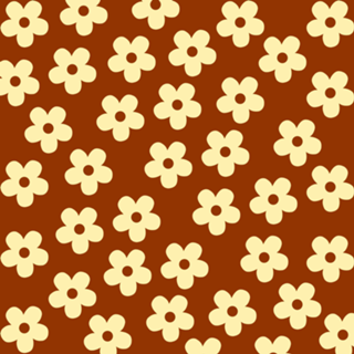 Floral Marrom
