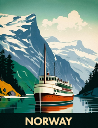 Montanhas norueguesas