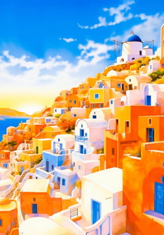Bem-vindo a Santorini