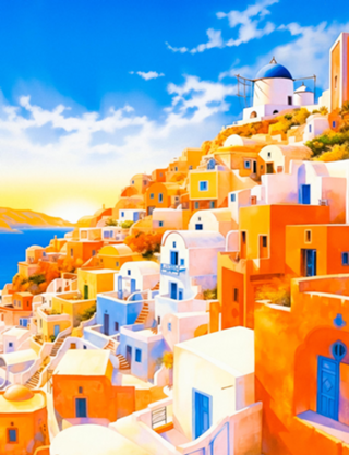 Bem-vindo a Santorini