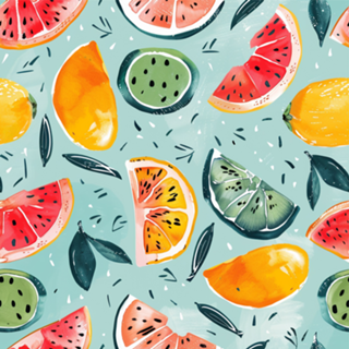 Frutas Coloridas de Verão