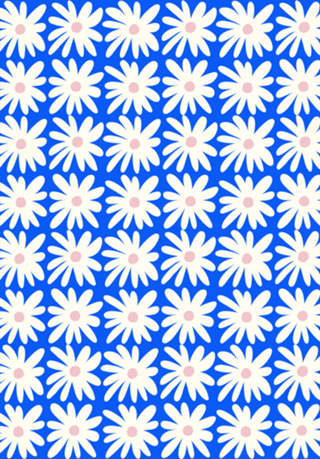 Daisies in Blue